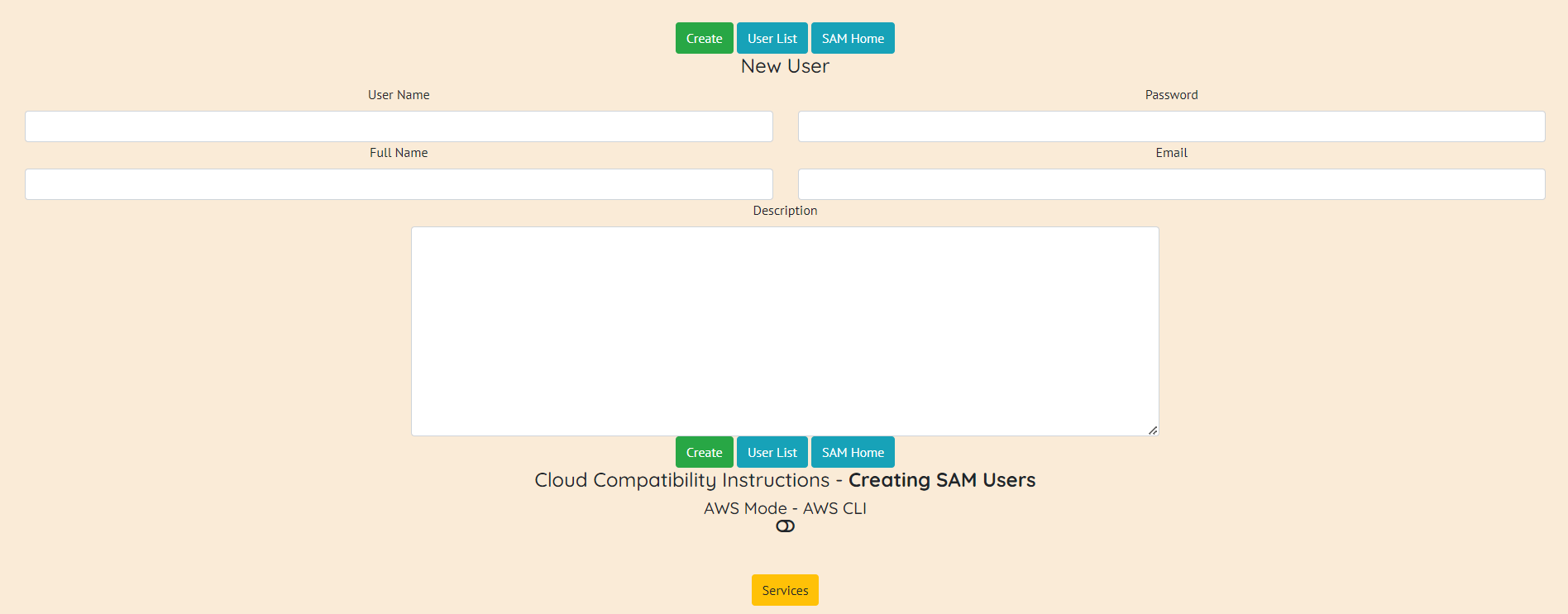 Object Organisation User Create Page Object Organisation User Create Page
