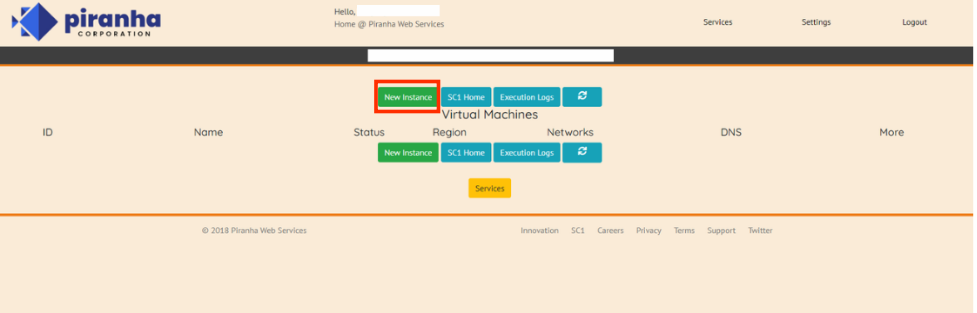 Object VM Service New Instances Object VM Service New Instances