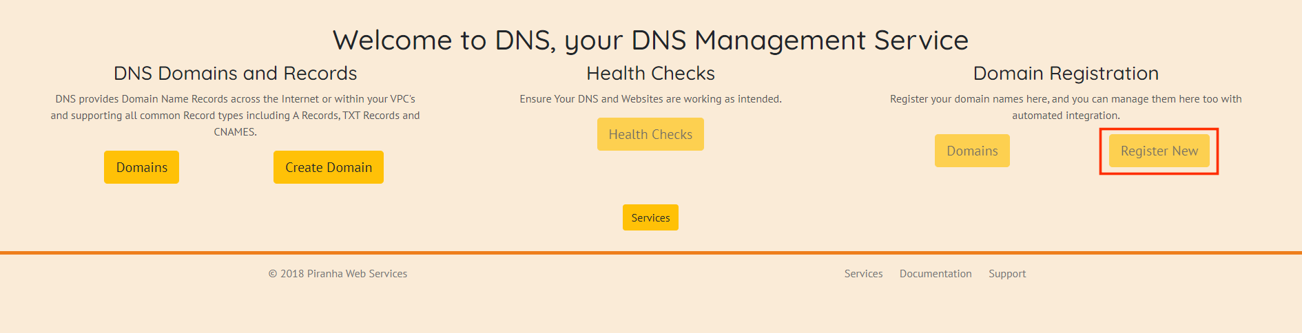 Object DNS Create Domain Object Networking DNS Create Domain